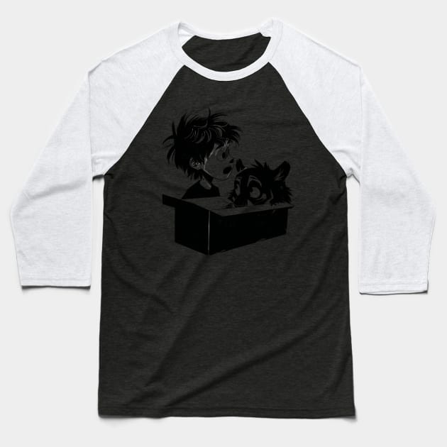 The Many Faces of Calvin and Hobbes Baseball T-Shirt by Church Green